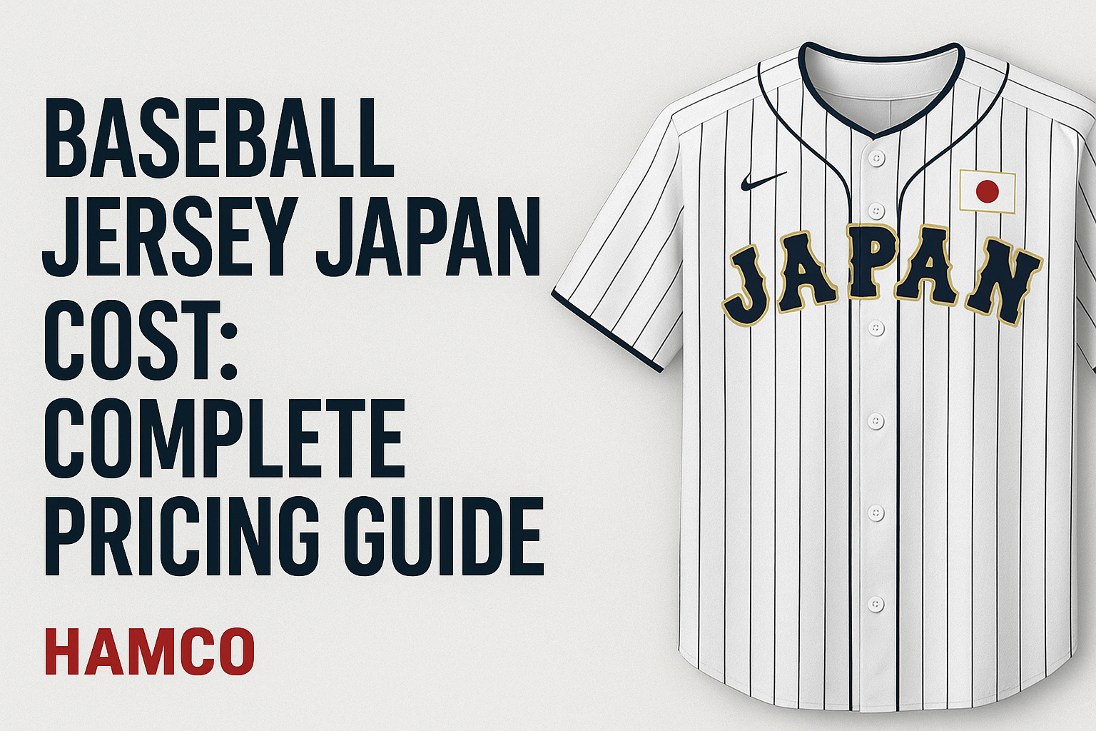 Baseball Jersey Japan Cost: Complete Pricing Guide