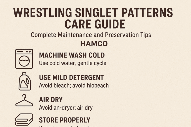 Wrestling Singlet Patterns Care Guide: Complete Maintenance and Preservation Tips