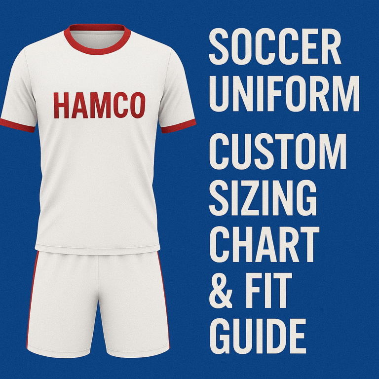 soccer uniform custom Sizing Chart & Fit Guide