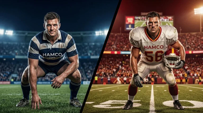 Rugby Jersey vs Football Jersey 2026 | Materials, Fit, Design & Key Differences
