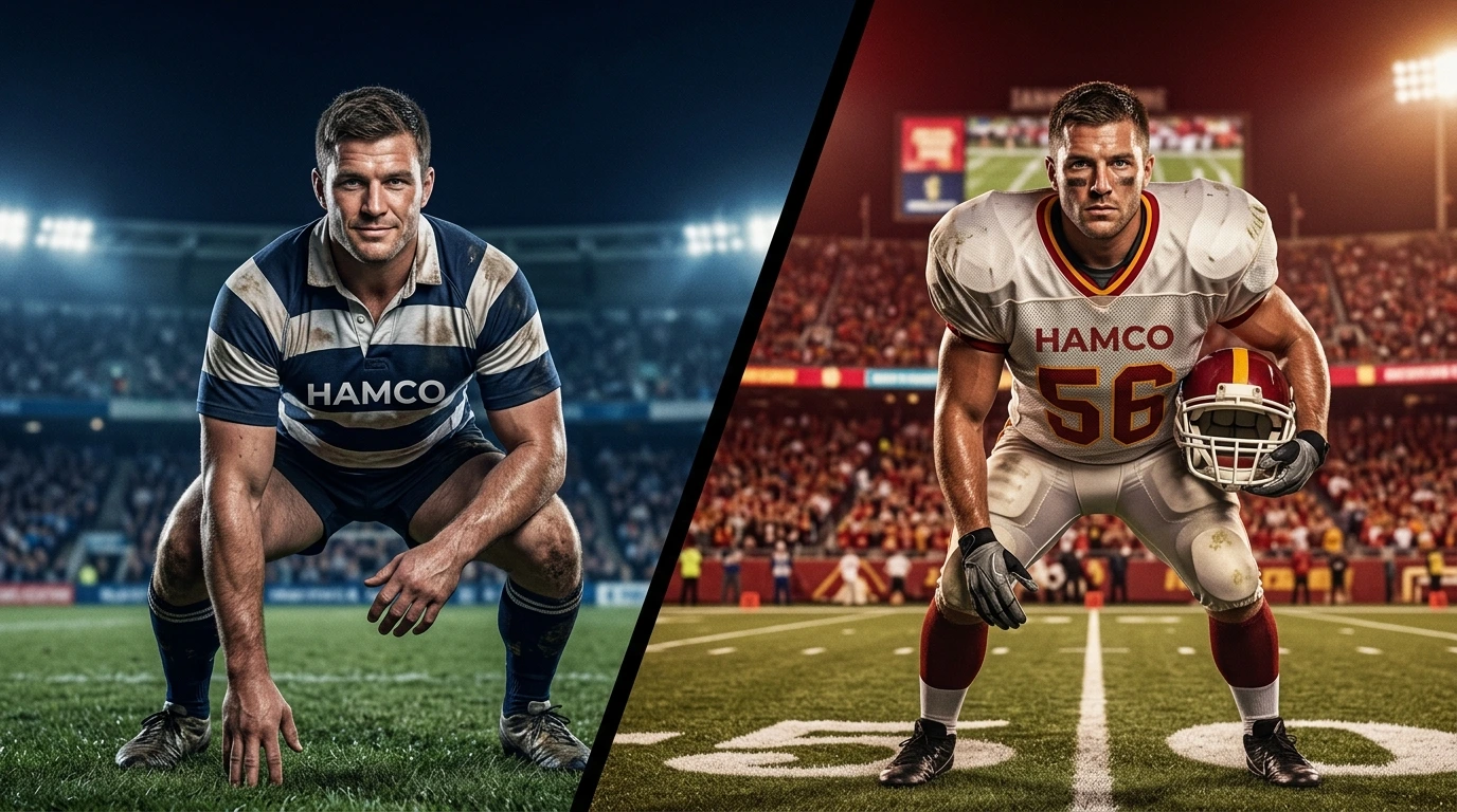 Rugby Jersey vs Football Jersey