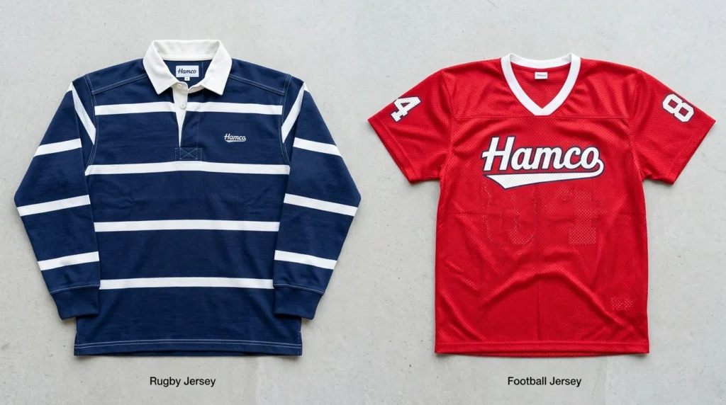 Rugby Jersey vs Football Jersey