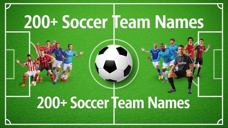 200+ Soccer Team Names (Funny, Cool, Professional) Team Names