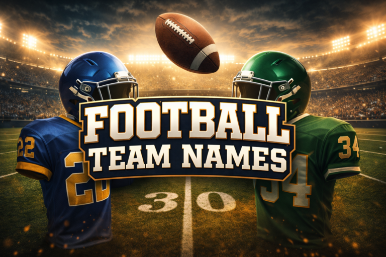 100+ Football Team Names (Cool, Funny & Creative