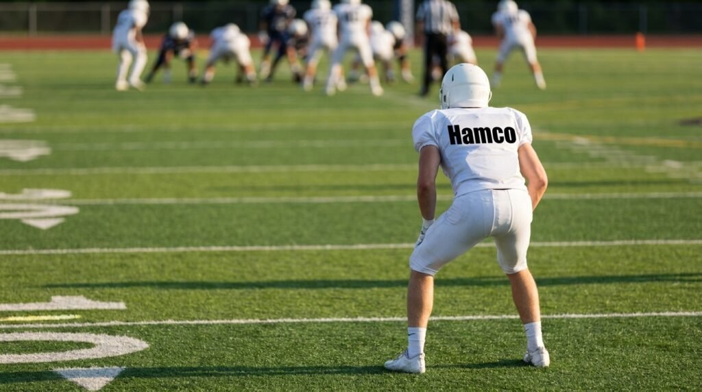 Free safety playing deep in the middle of the field as the last line of defense