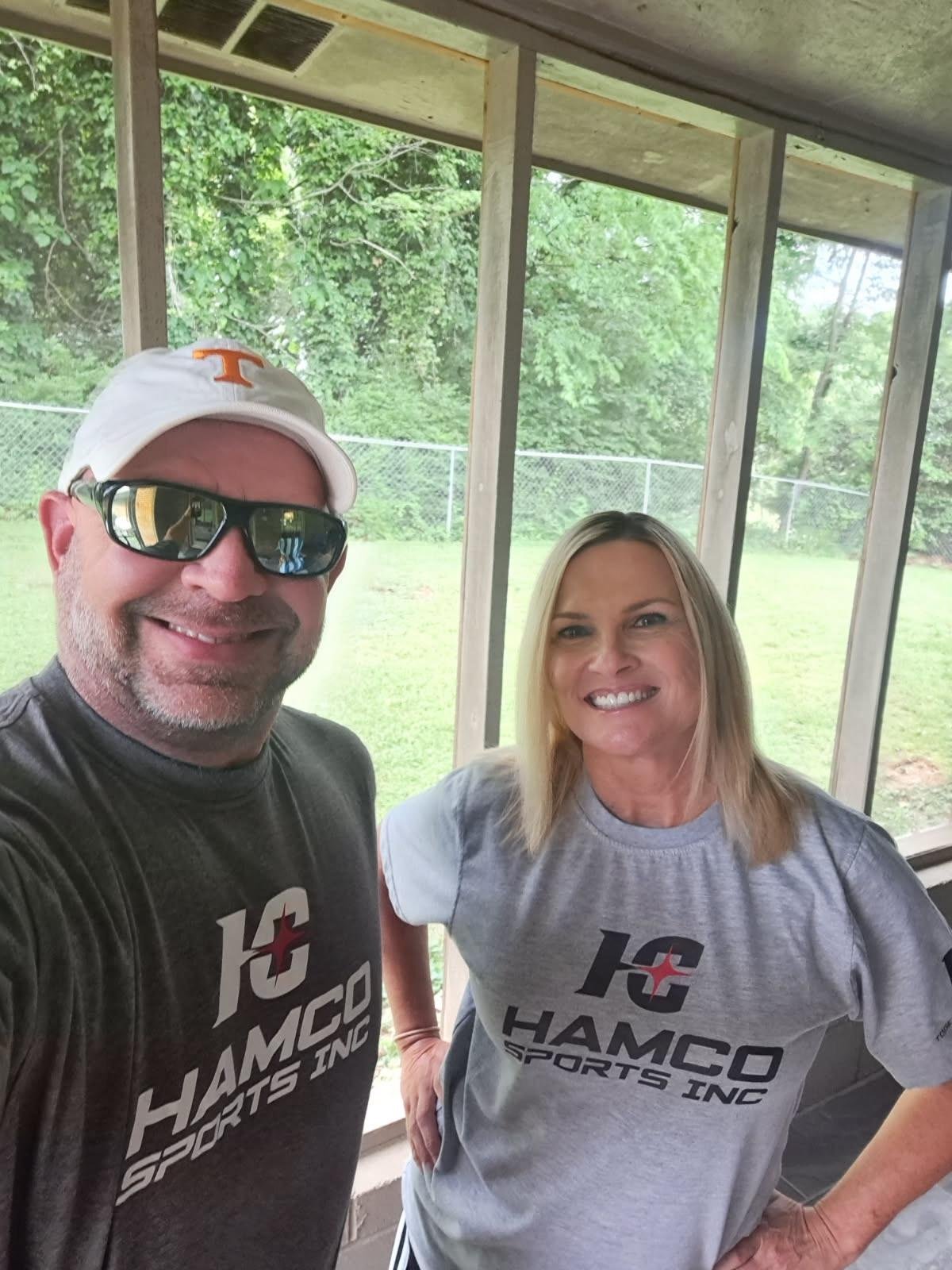 A thank-you photo sent in after a Hamco t-shirt giveaway.