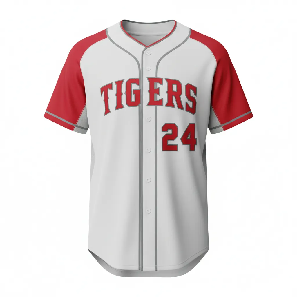 Full Button Baseball Jersey