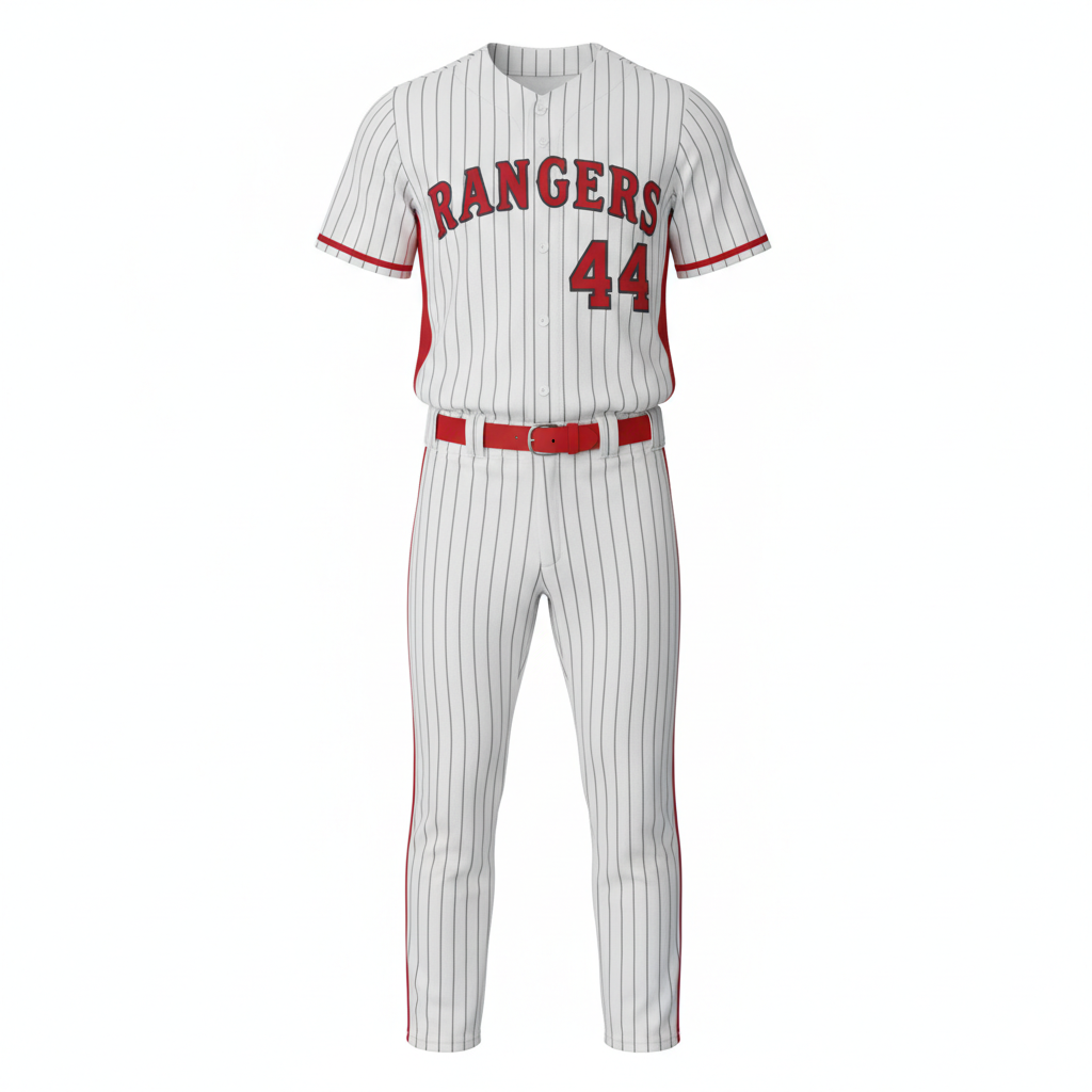 Full Button Baseball Uniform Set