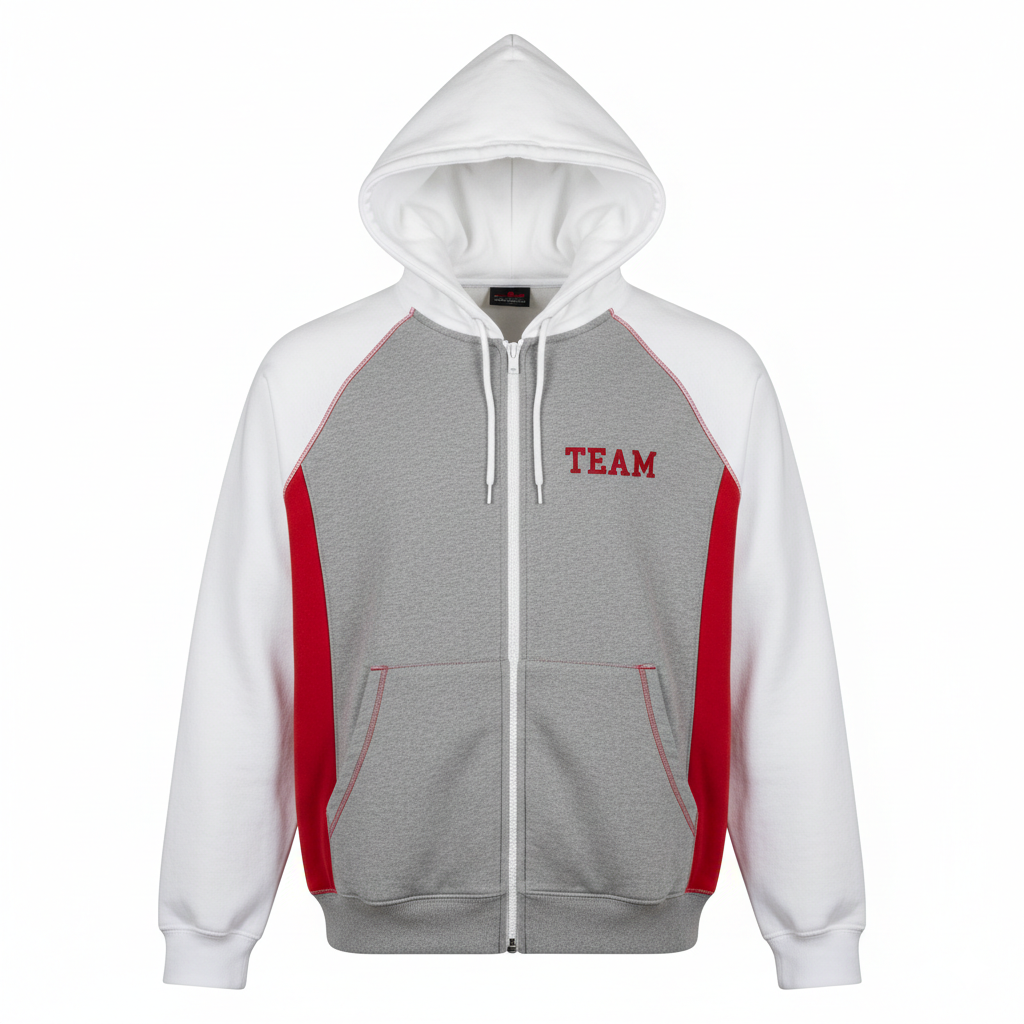 Full Zip Baseball Hoodie