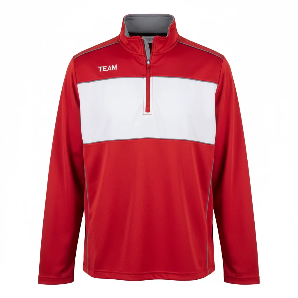 Quarter Zipper Batting Pullover