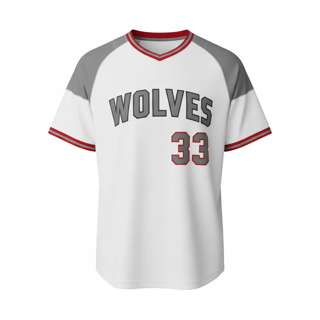Round Neck Baseball Jersey