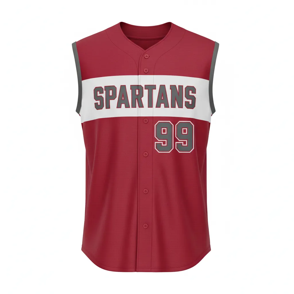 Sleeveless Baseball Jersey