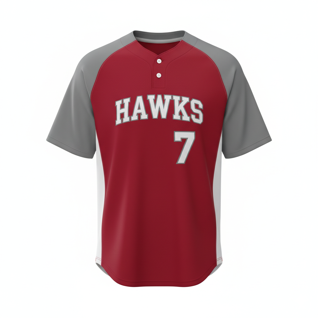 Two Button Baseball Jersey