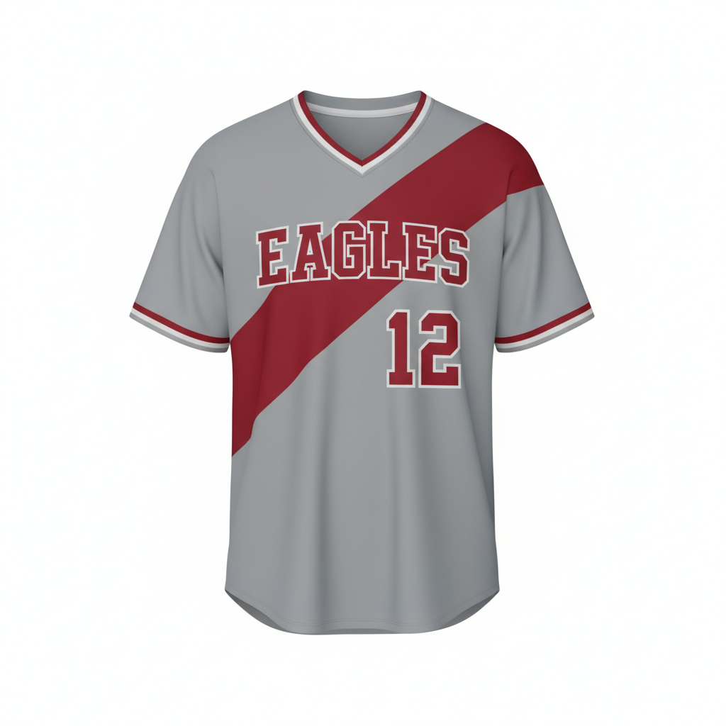 V-Neck Baseball Jersey