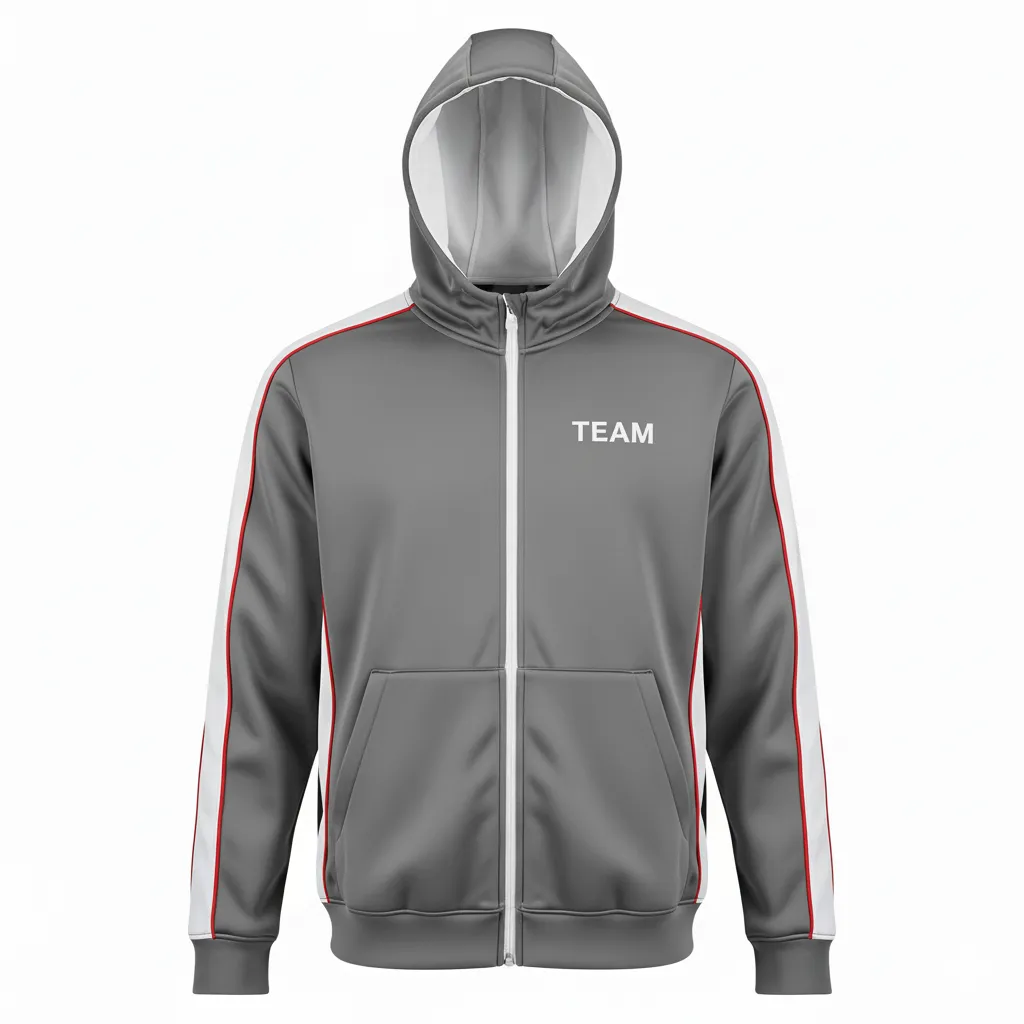 Full Zip Basketball Hoodie