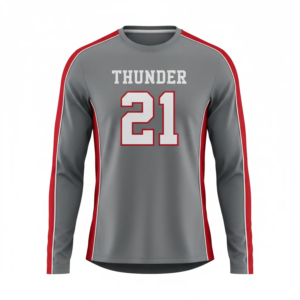Custom Flag Football Long Sleeve Training Shirts