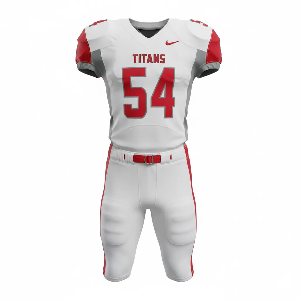 Custom Professional Football Uniforms - Front View - HAMCO