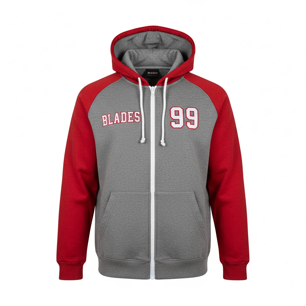 Custom Ice Hockey Full-Zip Hoodies