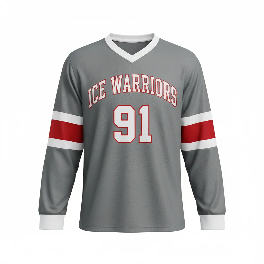 Custom Ice Hockey Long Sleeve T-Shirts