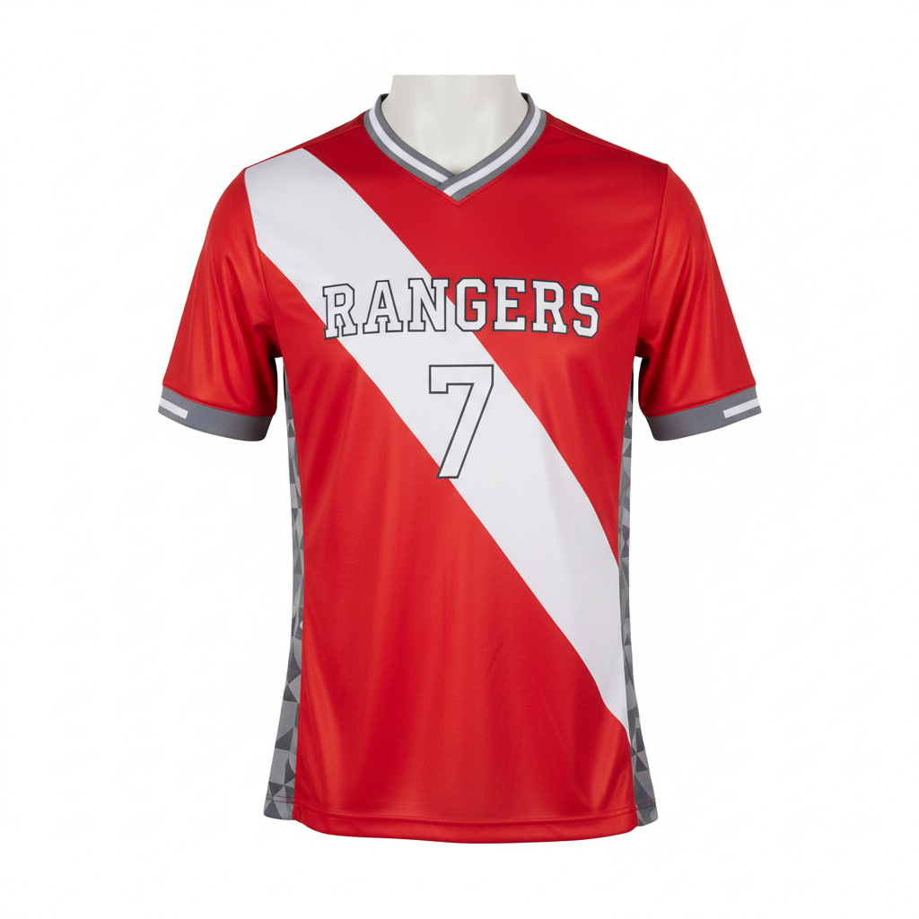 Custom V-Neck Soccer Jersey