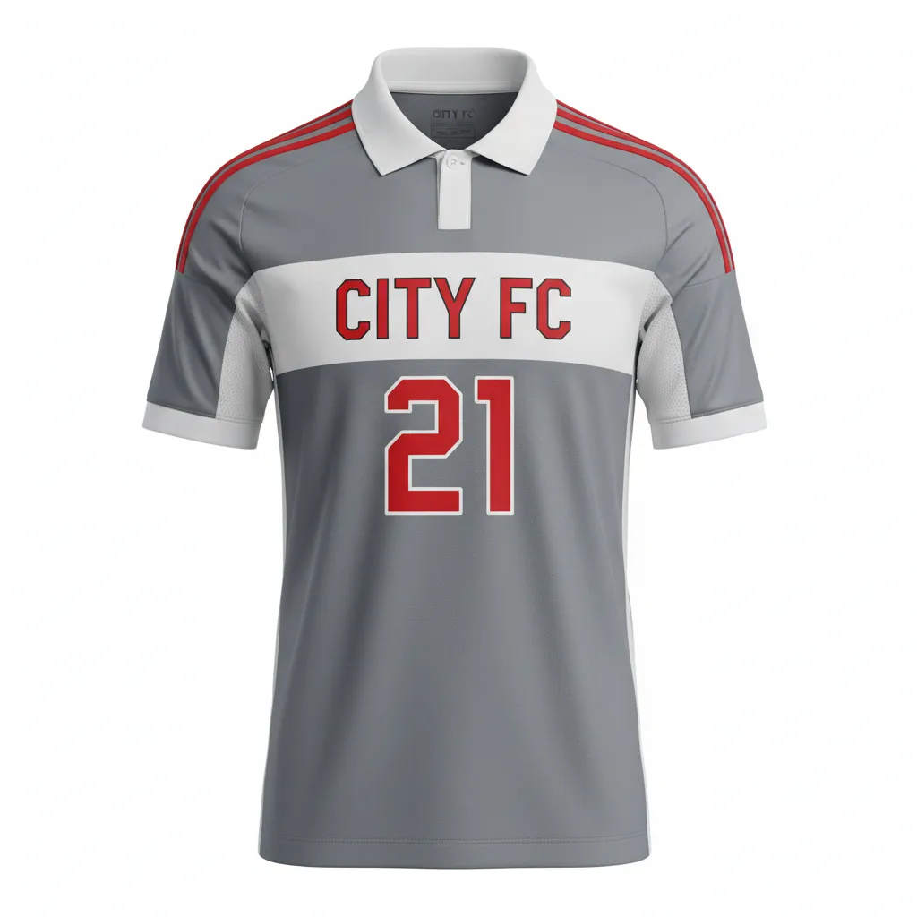 Polo-Style Soccer Jersey