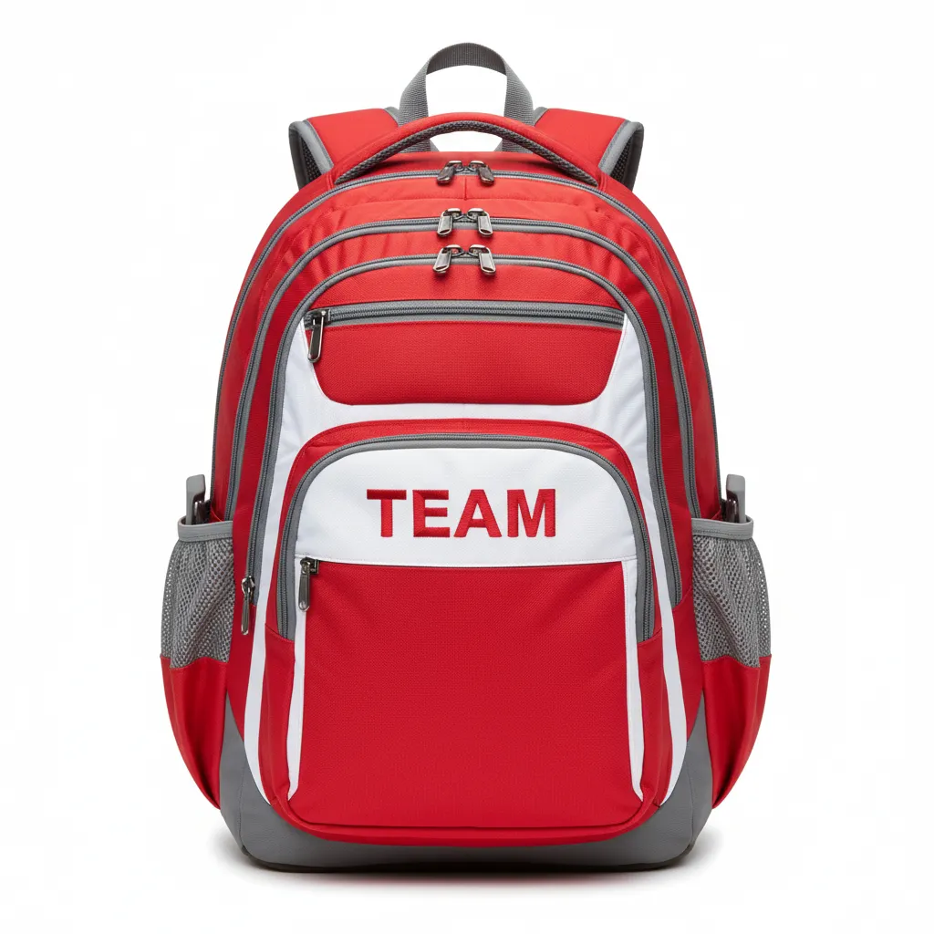 Custom Softball Backpack - Front View - HAMCO