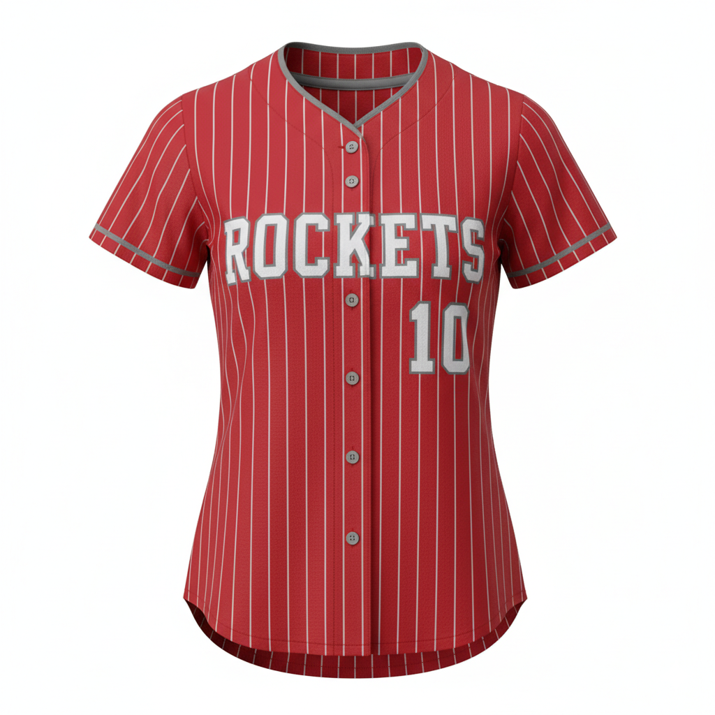 Full Button Softball Jersey