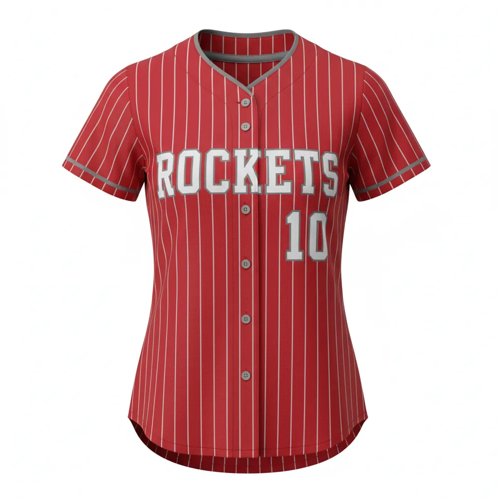 Full-Button Softball Jersey