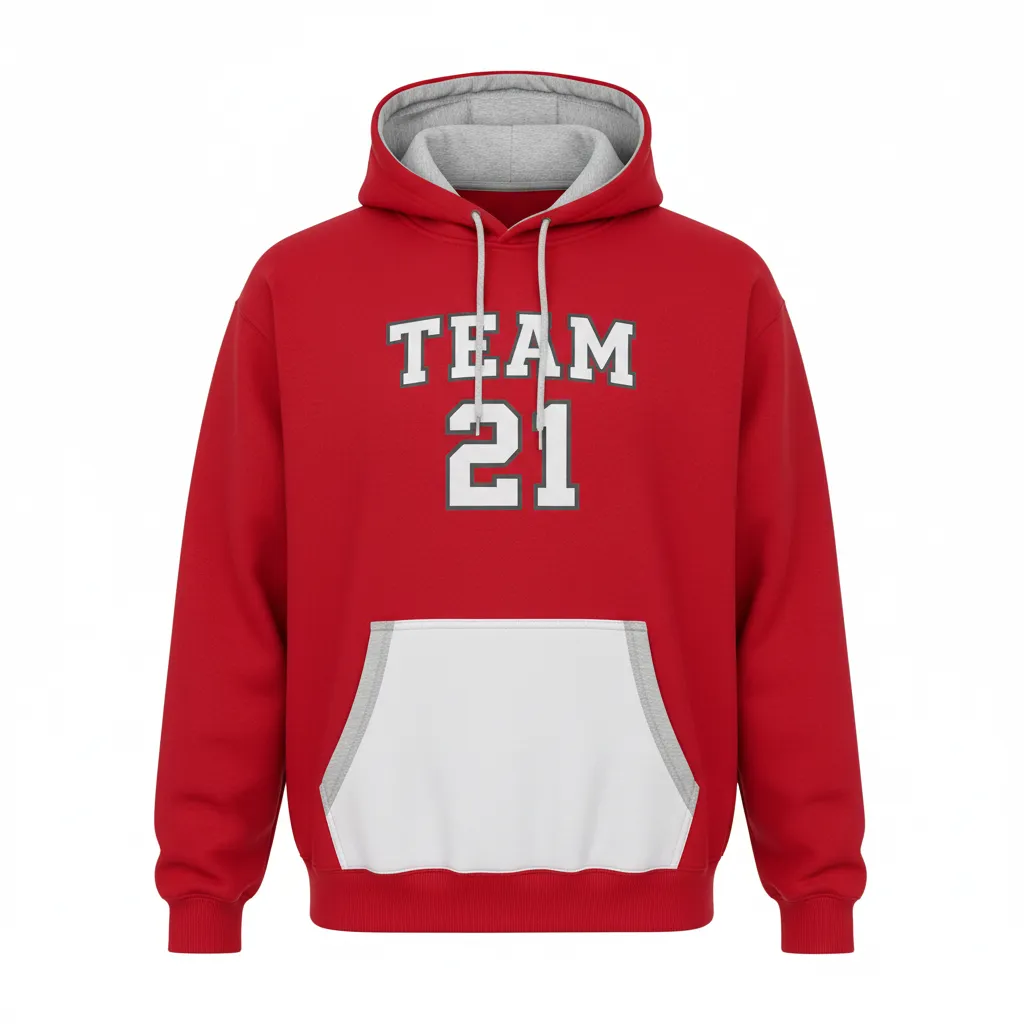 Custom Softball Pullover Hoodie - Front View - HAMCO