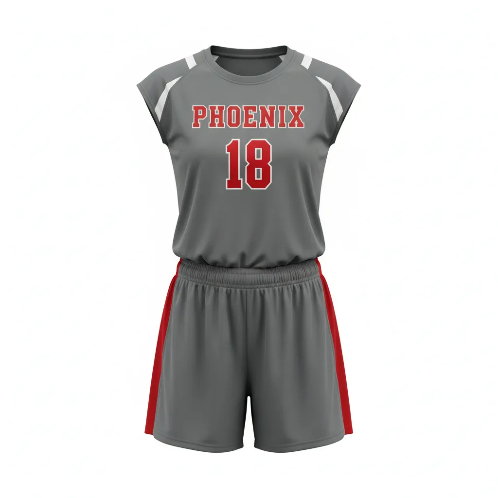 Cap Sleeve Volleyball Uniform