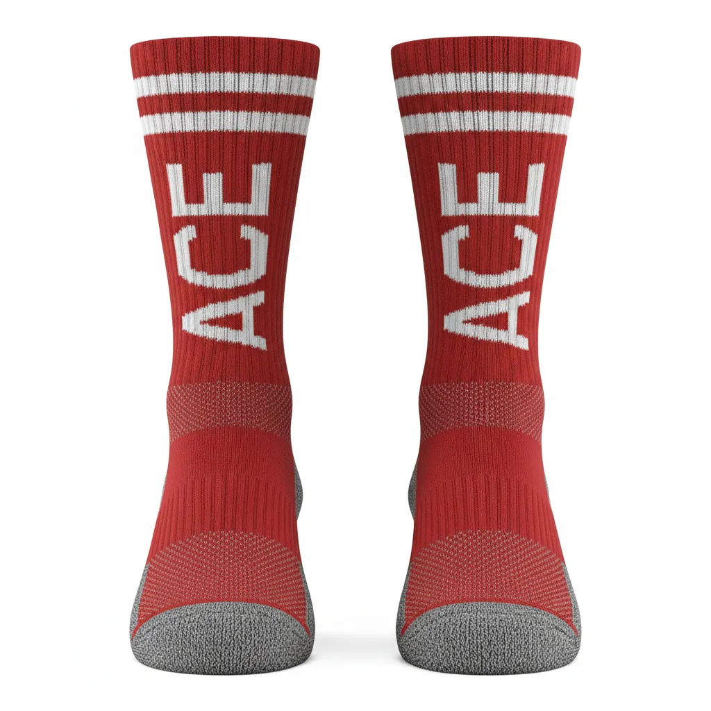 Custom Volleyball Socks - Front View - HAMCO