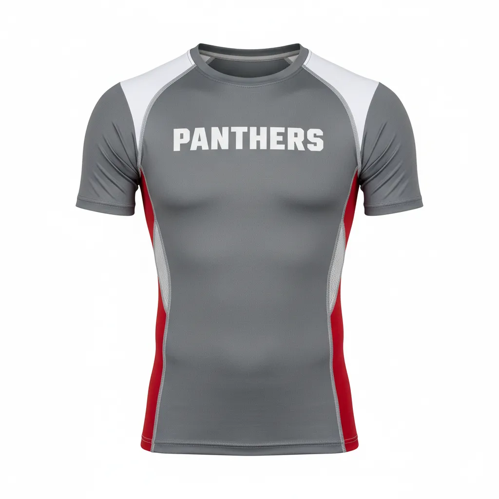 Custom Wrestling Short Sleeve Compression Shirts