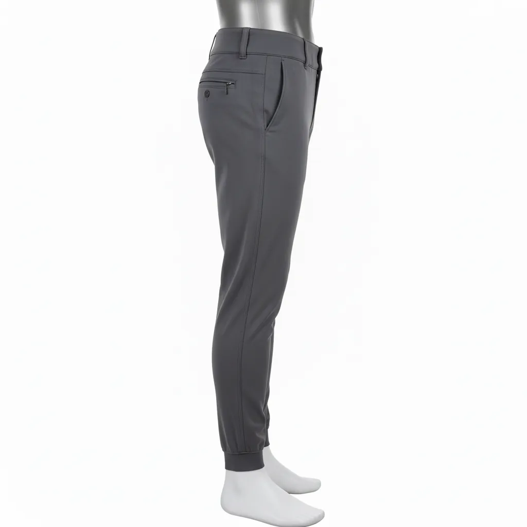 Custom Baseball Ankle Length Baseball Pant - Custom Design - Ankle Length Pant Graphite Solid - Side View - HAMCO Sports Inc.
