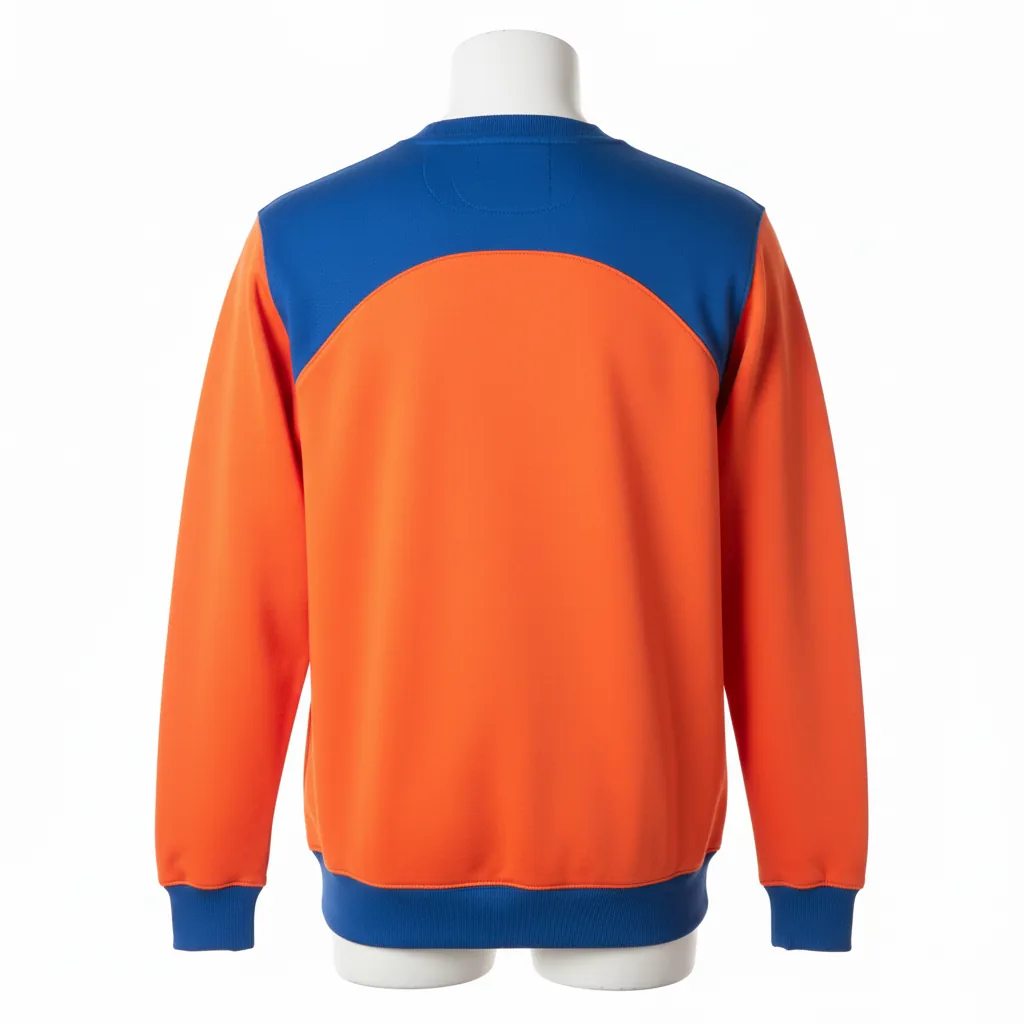 Custom Basketball Crewneck Sweatshirt - Custom Design - Basketball Crewneck Sweatshirts - Back View - HAMCO Sports Inc.