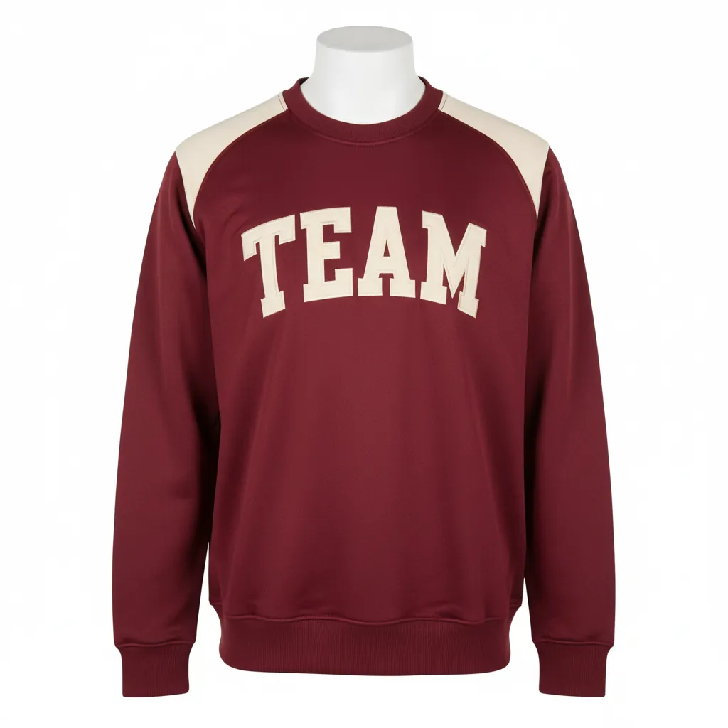 Custom Basketball Crewneck Sweatshirt - Custom Design - Baskketball Crewneck Sweatshirts - Front View - HAMCO Sports Inc.