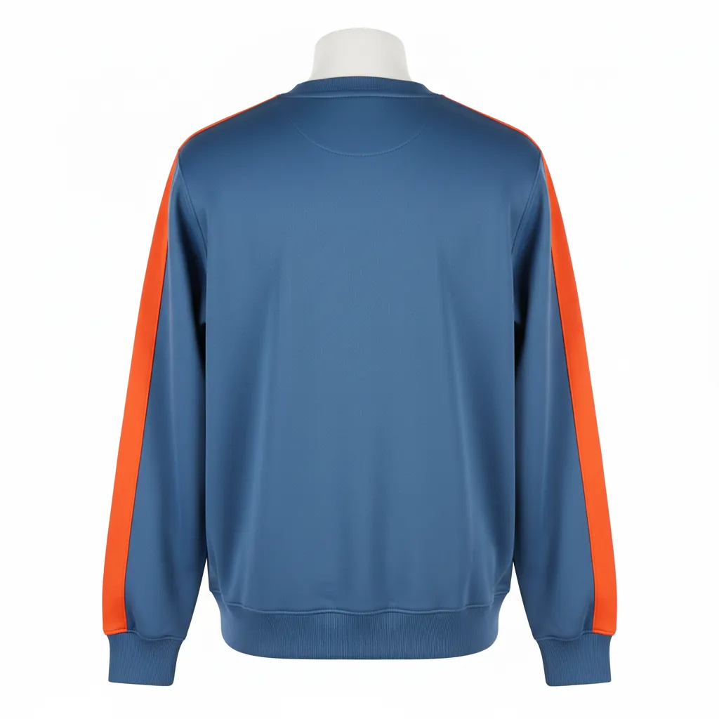 Custom Basketball Crewneck Sweatshirt - Custom Design - Basketball Crewneck Sweatshirt - Back View - HAMCO Sports Inc.