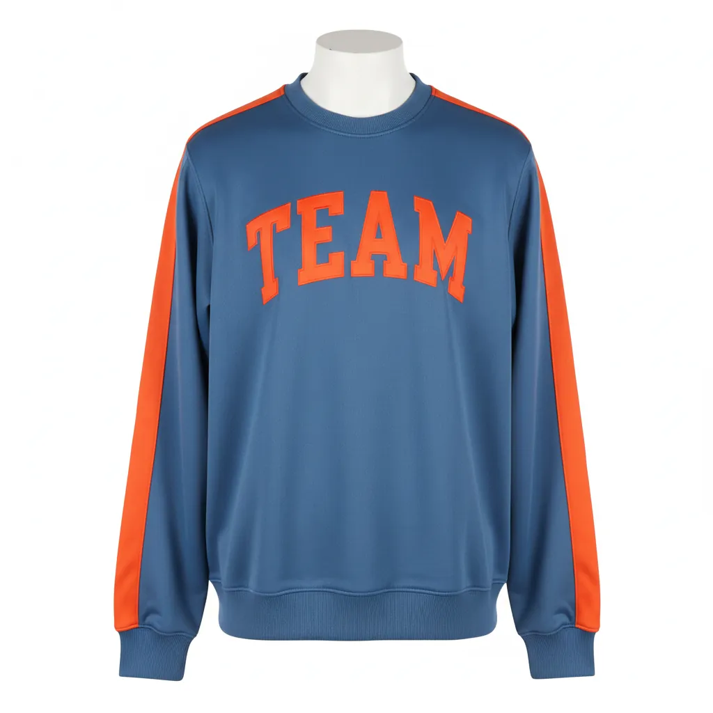 Custom Basketball Crewneck Sweatshirt - Custom Design - Basketball Crewneck Sweatshirt - Front View - HAMCO Sports Inc.
