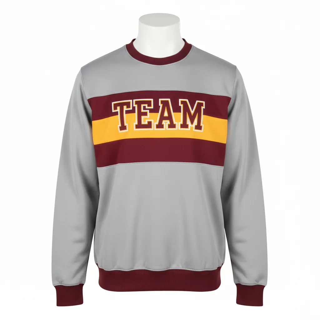 Custom Basketball Crewneck Sweatshirt - Custom Design - Basketball Crewneck Sweatshirts - Front View - HAMCO Sports Inc.