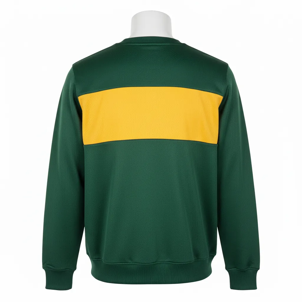 Custom Basketball Crewneck Sweatshirt - Custom Design - Basketball Crewneck Sweatshirts - Back View - HAMCO Sports Inc.