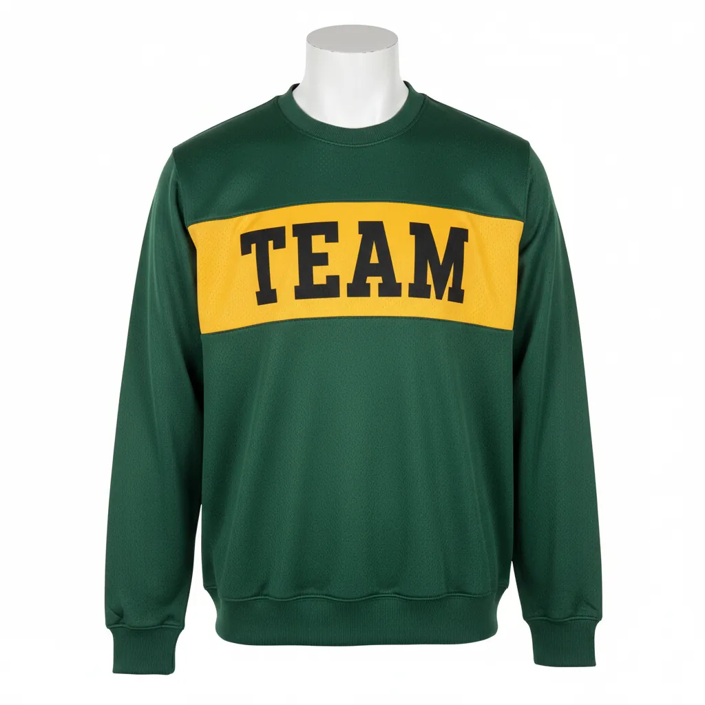 Custom Basketball Crewneck Sweatshirt - Custom Design - Basketball Crewneck Sweatshirts - Front View - HAMCO Sports Inc.