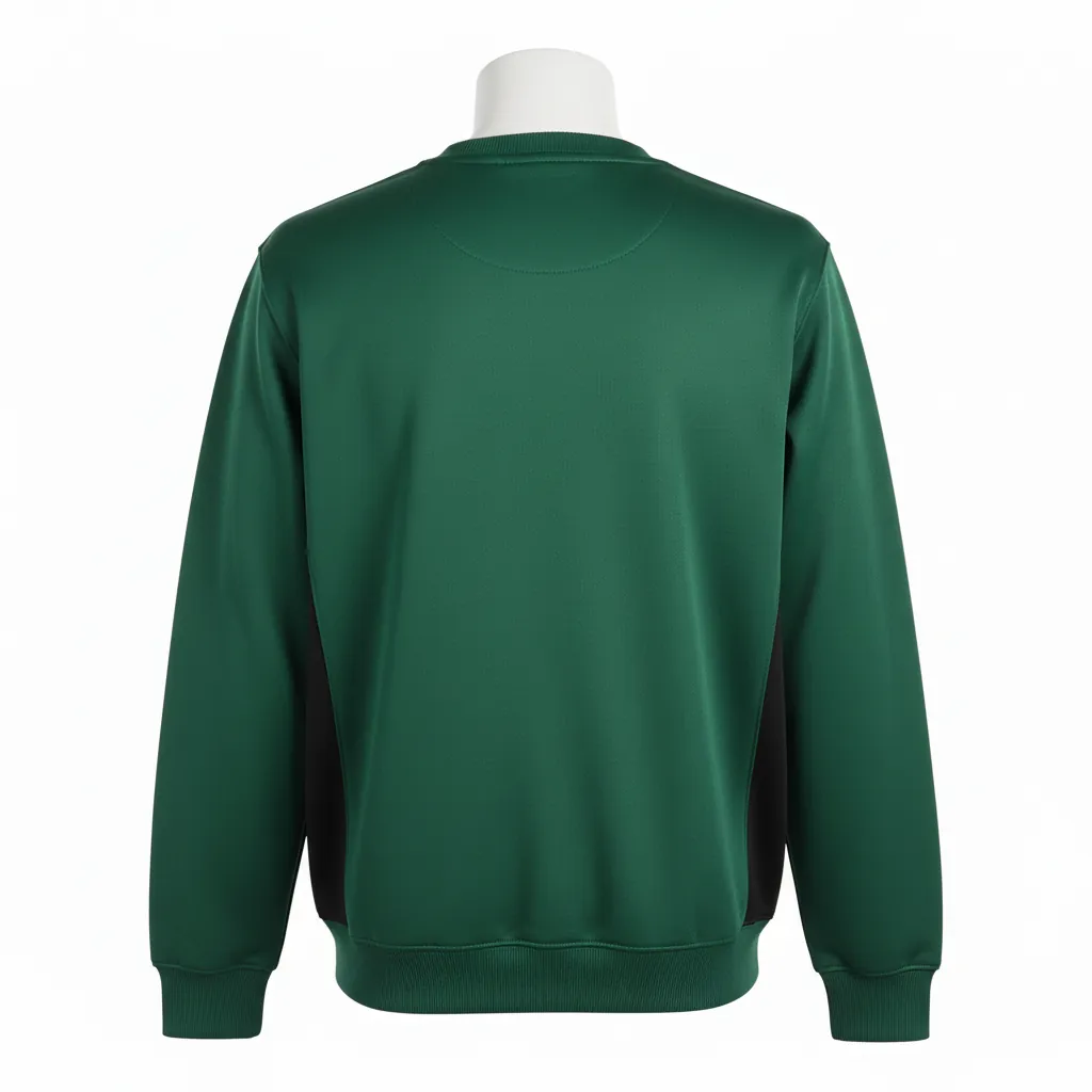 Custom Basketball Crewneck Sweatshirt - Custom Design - Baskketball Crewneck Sweatshirts - Back View - HAMCO Sports Inc.