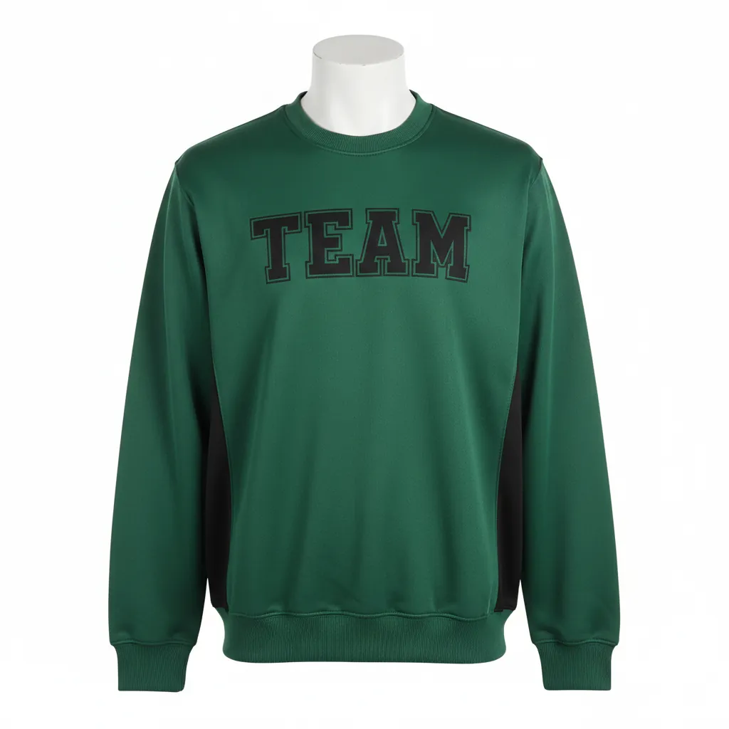 Custom Basketball Crewneck Sweatshirt - Custom Design - Baskketball Crewneck Sweatshirts - Front View - HAMCO Sports Inc.