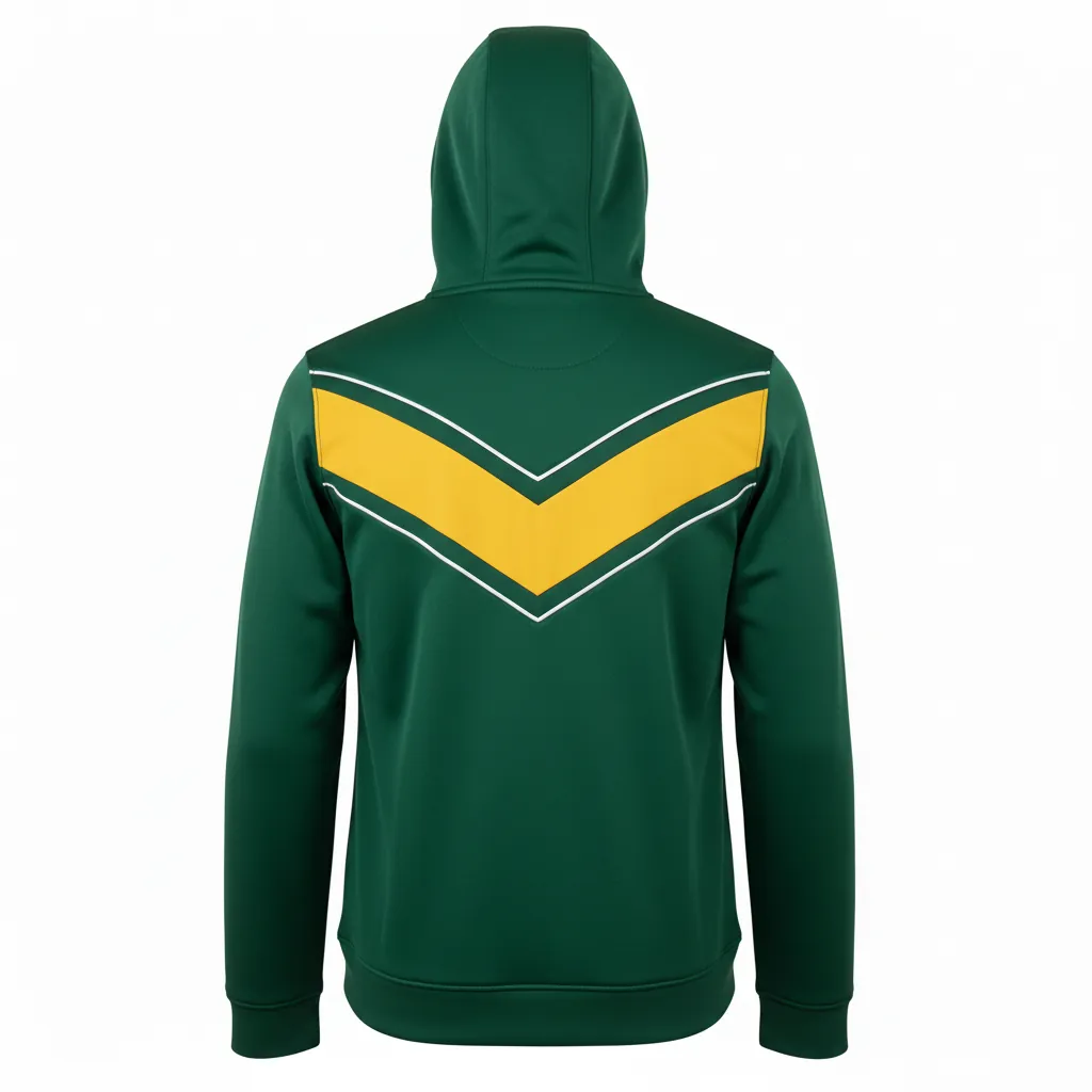 Custom Basketball Full Zip Basketball Hoodie - Custom Design - Basketball Full Zip Hoodie - Back View - HAMCO Sports Inc.