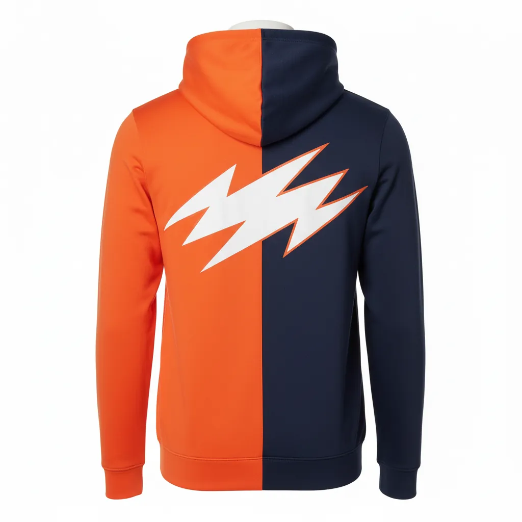 Custom Basketball Full Zip Basketball Hoodie - Custom Design - Basketball Full Zip Hoodie - Back View - HAMCO Sports Inc.