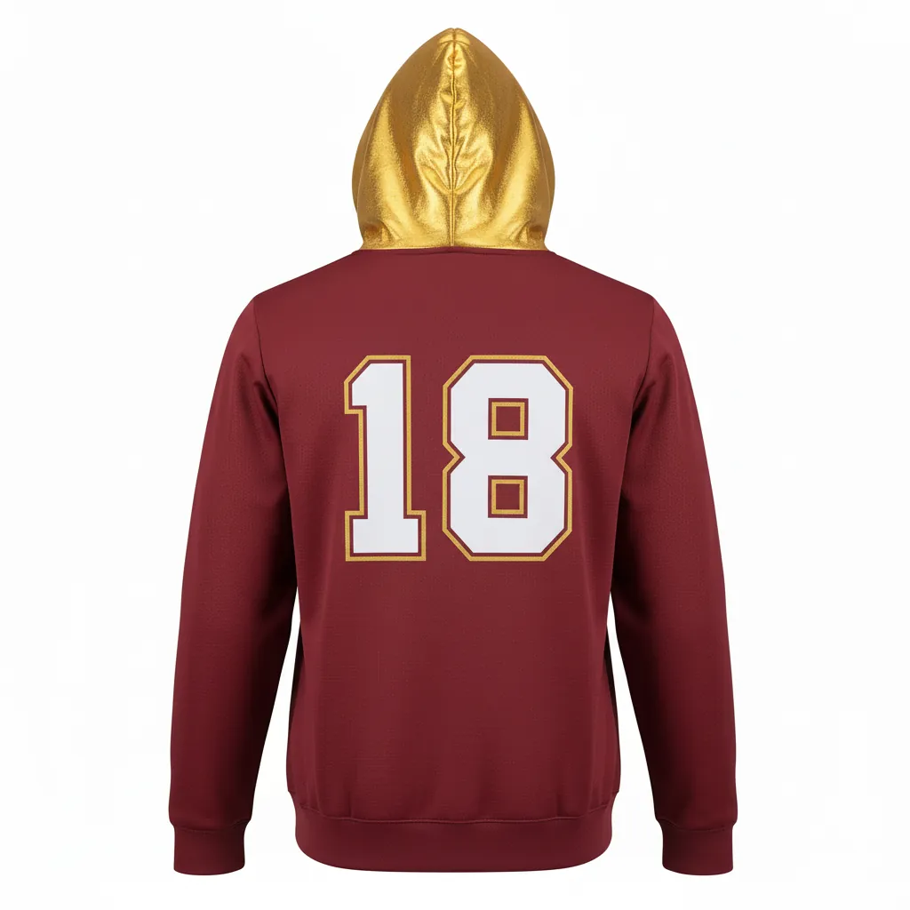 Custom Basketball Pullover Basketball Hoodie - Custom Design - Basketball Pullover Hoodie - Back View - HAMCO Sports Inc.