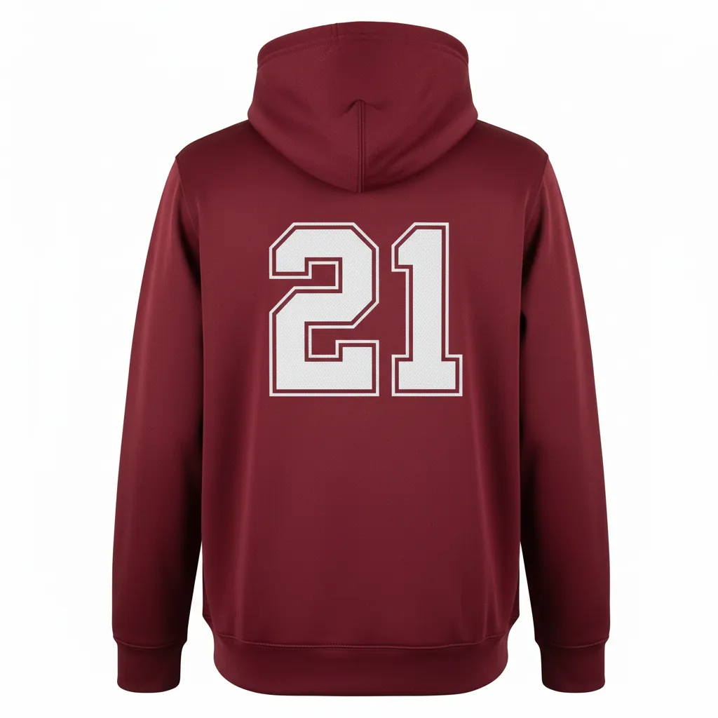 Custom Basketball Pullover Basketball Hoodie - Custom Design - Basketball Pullover Hoodie - Back View - HAMCO Sports Inc.