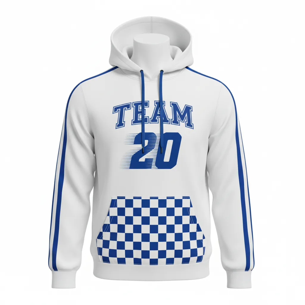 Custom Basketball Pullover Basketball Hoodie - Custom Design - Basketball Pullover Hoodie - Front View - HAMCO Sports Inc.