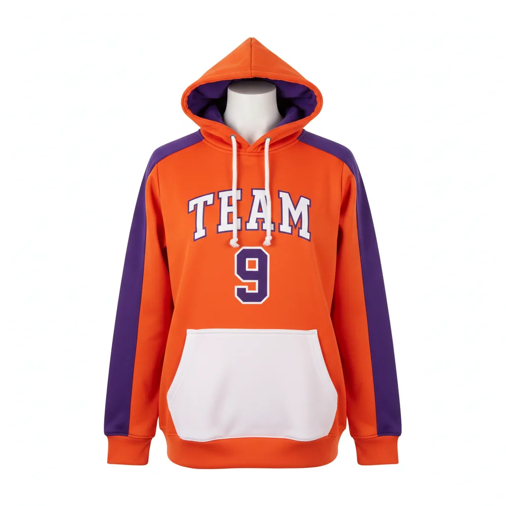 Custom Basketball Pullover Basketball Hoodie - Custom Design - Basketball Pullover Hoodie - Front View - HAMCO Sports Inc.