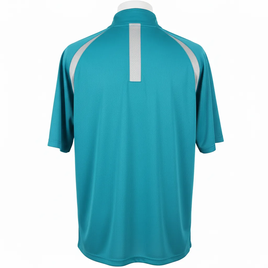 Custom Basketball Quarter Zip Practice Jersey - Custom Design - Basketball Practice Jersey - Back View - HAMCO Sports Inc.