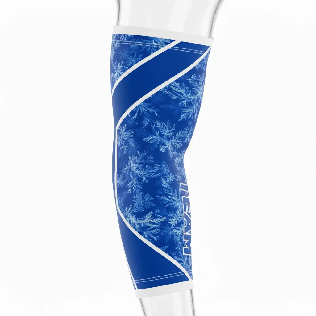 Custom Esports Arm Sleeve - Blue, White - Arm Sleeve All Blacks Royal - Front View - HAMCO Sports Inc.